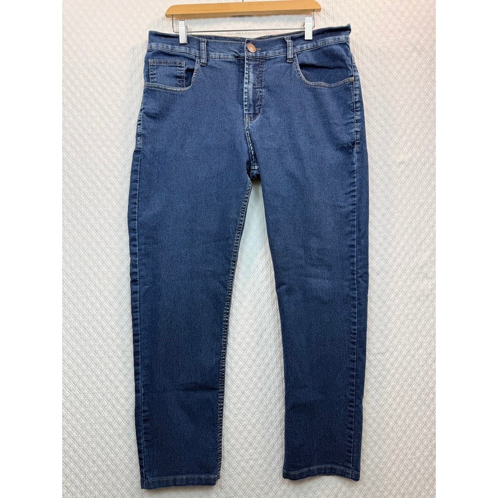 Joshua Jeanswear Mens 36x30 Blue‎ Straight Leg Denim Jeans Brazil Designer